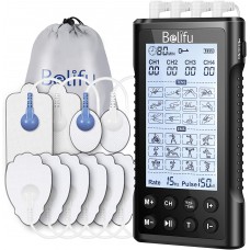 Belifu TENS EMS Unit, 24 Modes,30 Level Intensity Muscle Stimulator Machine for Pain Relief Therapy